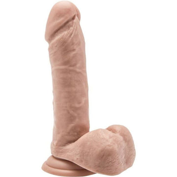SOYEZ RÉALISTE - GODEMICHET 18 CM AVEC TESTICULES COULEUR CHAIR