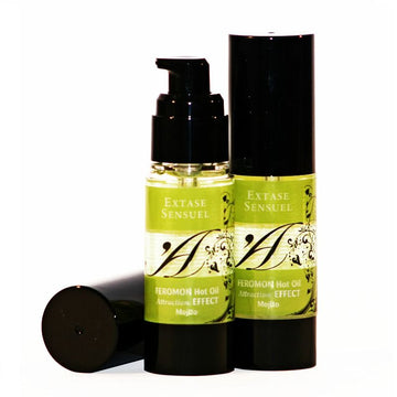 EXTASE SENSUELLE - HUILE DE MASSAGE EFFET CHAUFFANT AUX PHÉROMONES MOJITO 30 ML