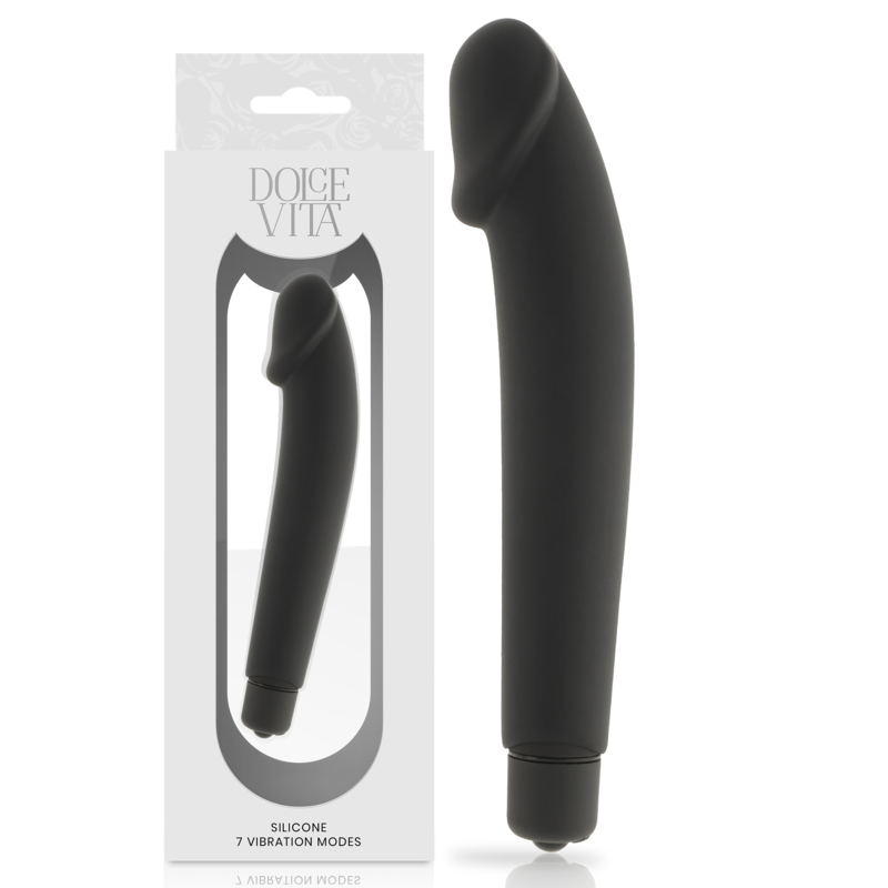 DOLCE VITA - REALISTISCHE ZWARTE SILICONE