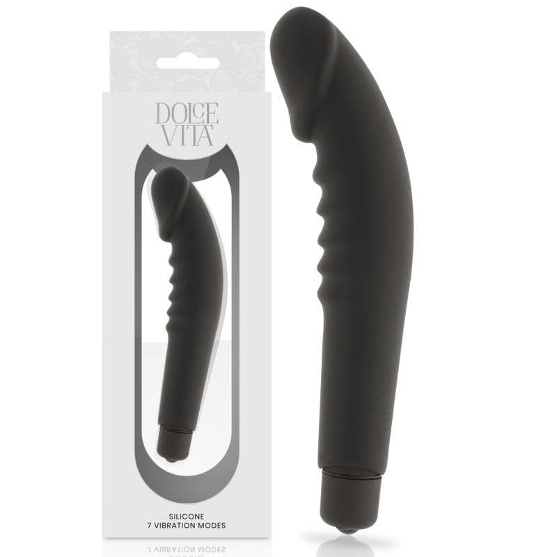 DOLCE VITA - REALISTISCH PLEZIER ZWARTE SILICONE