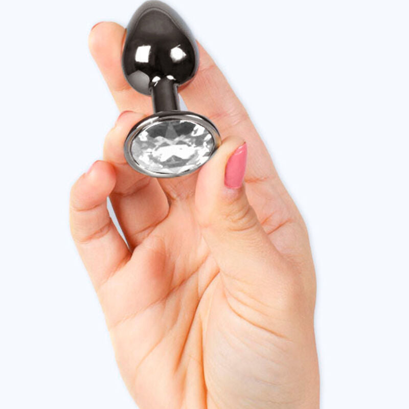 SECRETPLAY - GUNMETAL BUTT PLUG KLEIN FORMAAT 7 CM