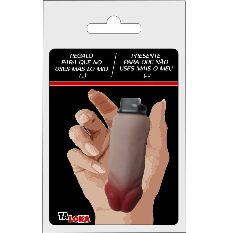 TALOKA - FANTASTIQUE BRIQUET EN FORME DE PÉNIS COULEUR CHAIR