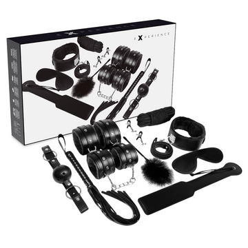 EXPÉRIENCE - KIT BDSM FÉTICHE SÉRIE NOIRE