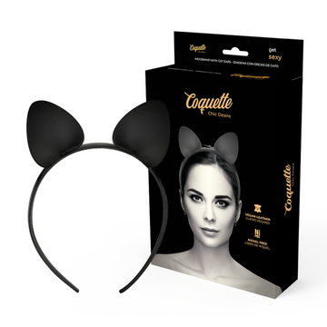 COQUETTE CHIC DESIRE - HOOFDBAND MET KATTENOORTJES