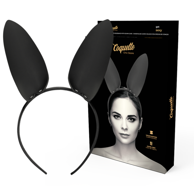 COQUETTE CHIC DESIRE - HOOFDBAND MET KONIJNENOORTJES