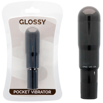 GLOSSY - VIBREUR DE POCHE NOIR