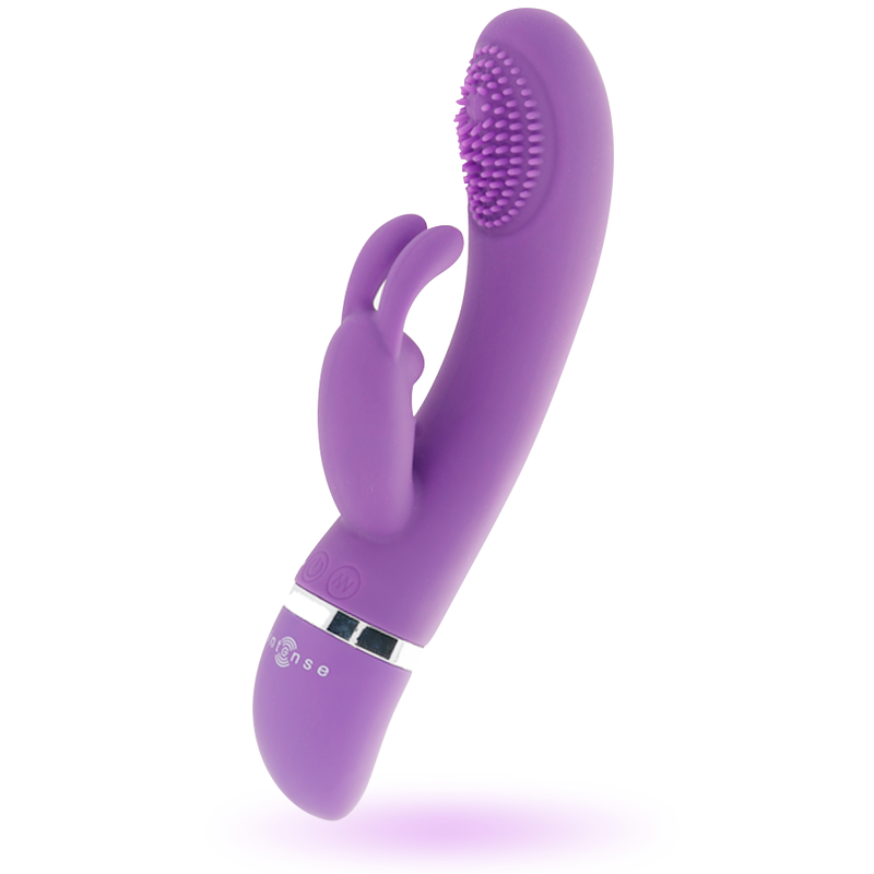 INTENSE - LAPIN VIBRANT OSCILLANT EN SILICONE SUSY LILAS