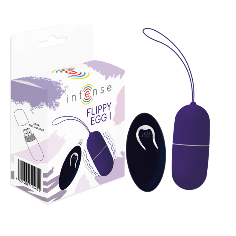 INTENSE - ŒUF VIBRANT TÉLÉCOMMANDÉ FLIPPY VIOLET