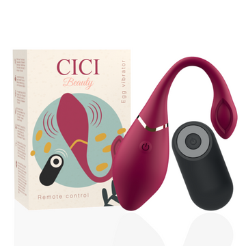 CICI BEAUTY - VIBREUR OEUF EN SILICONE PREMIUM TÉLÉCOMMANDÉ