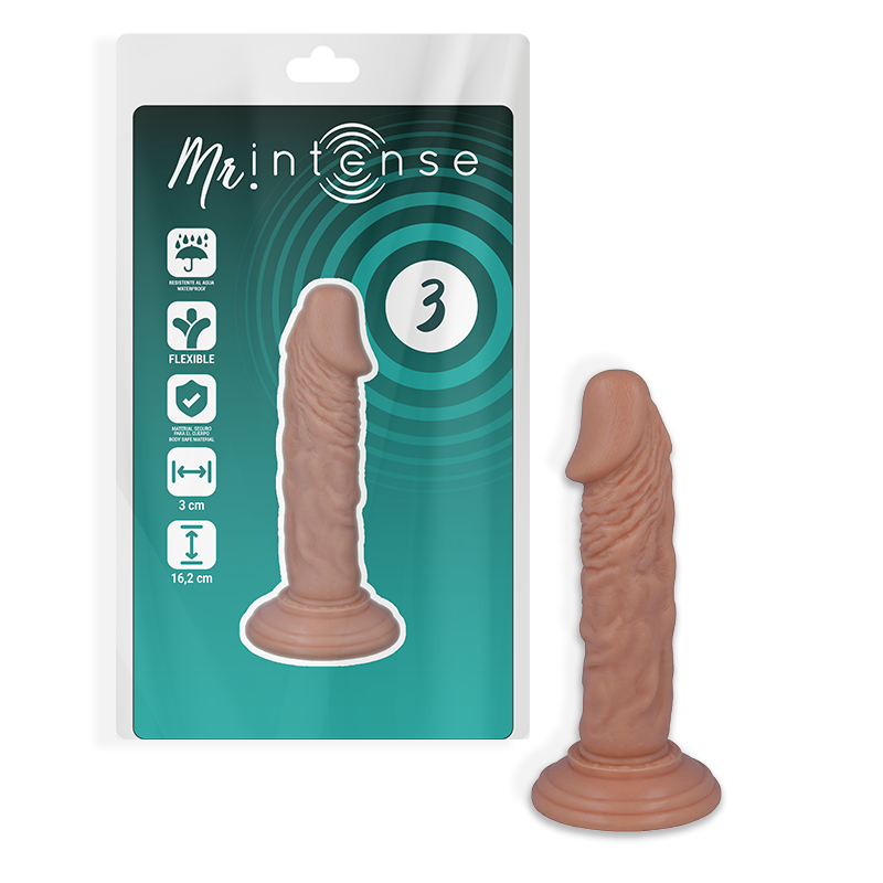 MR INTENSE - 3 VERGES RÉALISTES 16,2 CM -O- 3 CM
