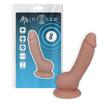 MR INTENSE - 8 PÉNIS RÉALISTES 17.6 CM -O- 3.5 CM