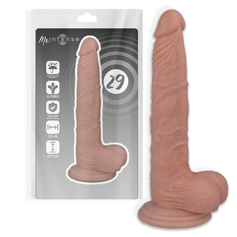 MR INTENSE - 29 REALISTISCHE PIK 22,7 CM -O- 3,5 CM