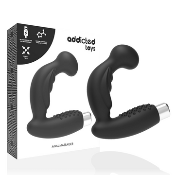 ADDICTED TOYS - OPLAADBARE PROSTAATVIBRATOR MODEL 3 - ZWART