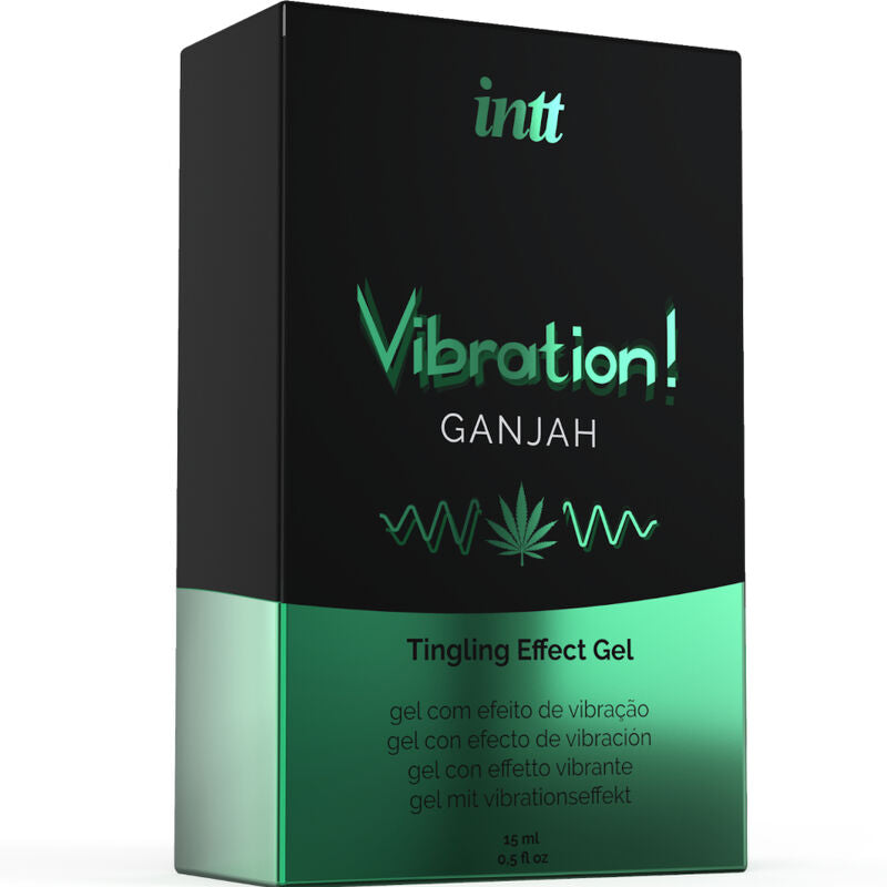 INTT - KRACHTIGE INTIEME STIMULANT VLOEISTOF VIBRERENDE GEL CANNABIS 15ML