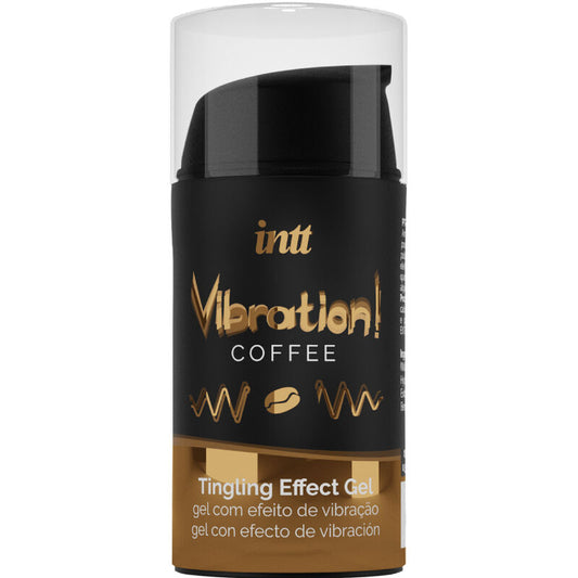 INTT - Krachtige intieme stimulerende vloeibare vibrerende gel koffie 15ml