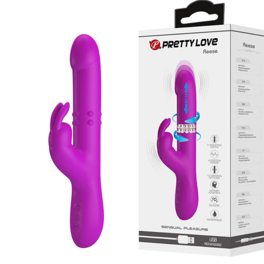 PRETTY LOVE - REESE VIBRATOR MET PAARSE ROTATIE