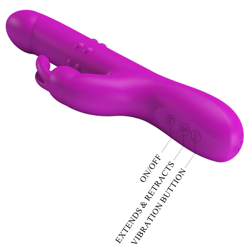 PRETTY LOVE - REESE VIBRATOR MET PAARSE ROTATIE