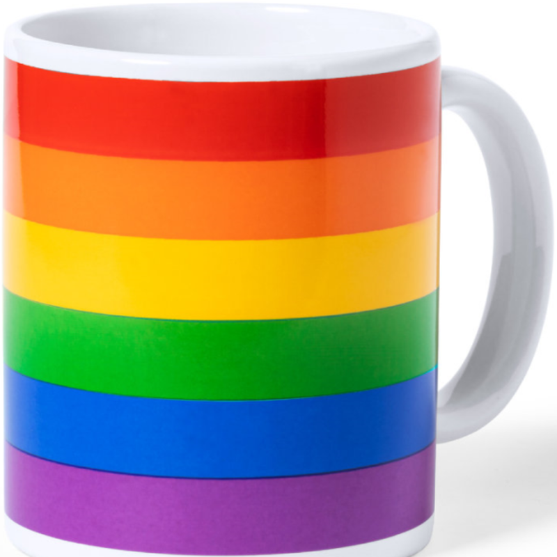 FIERTÉ - Gobelet drapeau LGBT DANS BOÎTE INDIVIDUELLE KRAFT /en/pt/en/fr/it/