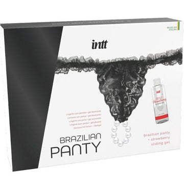 INTT BRENGT UIT - BRAZILIAANS ZWART SLIPJE MET PARELS EN GLIJGEL 50 ML
