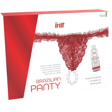 INTT RELEASES - BRAZILIAANS RODE SLIPJE MET PARELS EN GLIJGEL 50 ML