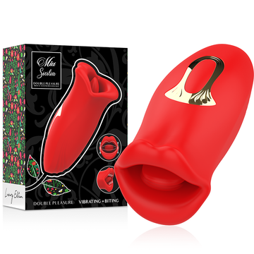 MIA - SICILIA DUBBEL PLEZIER VIBREREND + BIJTEN