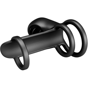 PRETTY LOVE - JAMMY PENIS SHEATH MET 12 VIBRATIES EN OPLAADBARE SILICONEN TONG