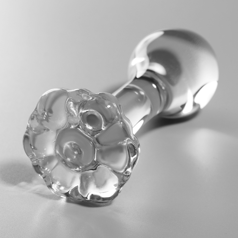 NEBULA SERIES BY IBIZA - MODÈLE 2 PLUG ANAL VERRE BOROSILICATE CLAIR 11 CM -O- 3.5 CM