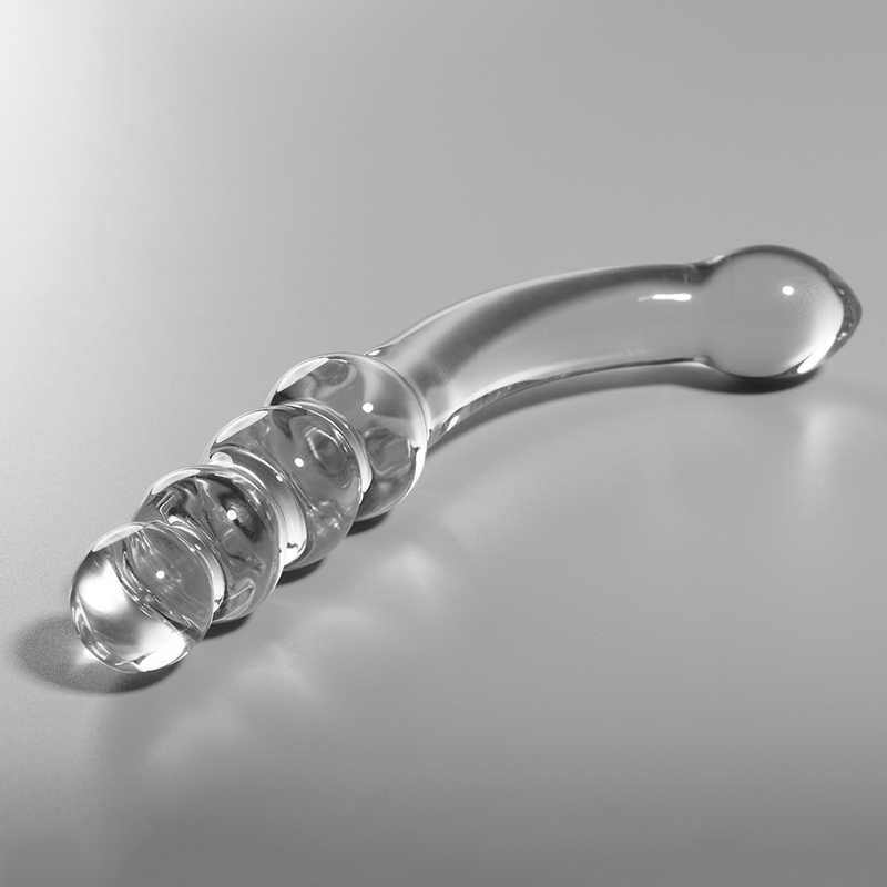 NEBULA SERIE VAN IBIZA - MODEL 14 DILDO BOROSILICAATGLAS HELDER 18,5 CM -O- 3 CM