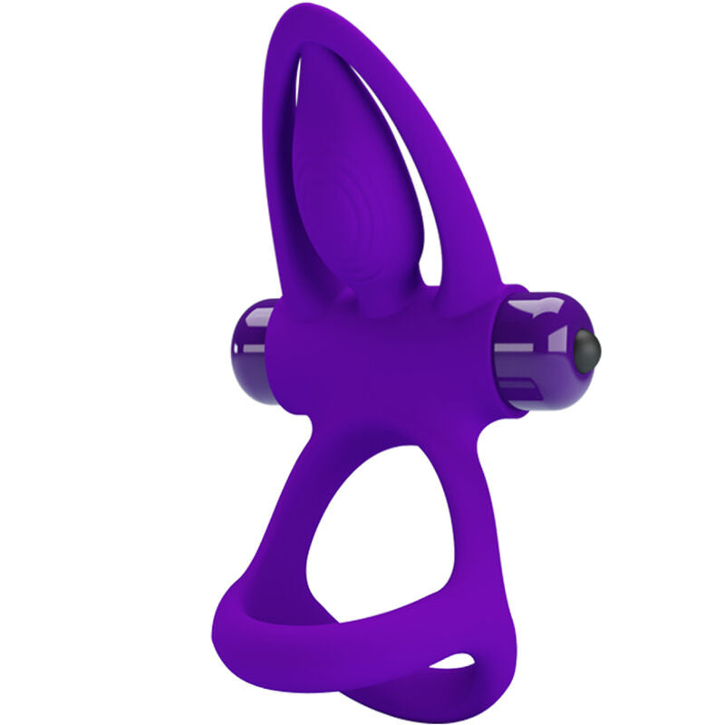 PRETTY LOVE - VIBRATORRING MET 10 VIBRATIES, VIOLETTE SILICONE
