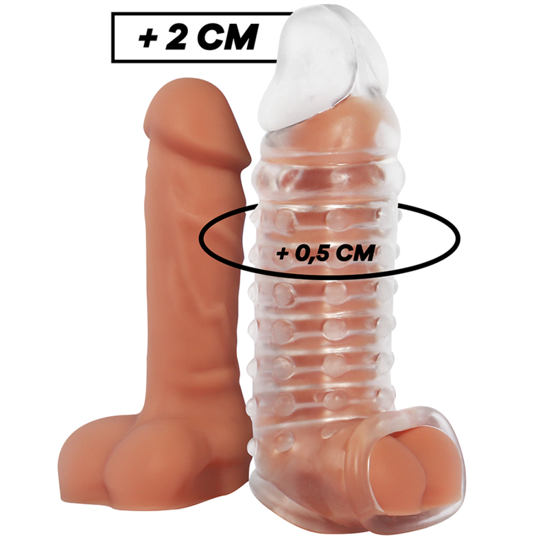 VIRILXL - EXTENSEUR ET PRÉPUCE DE PÉNIS V11 TRANSPARENT