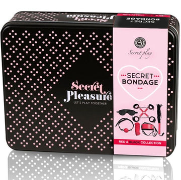 SECRETPLAY - ENSEMBLE BDSM 6 PCS COLLECTION ROUGE