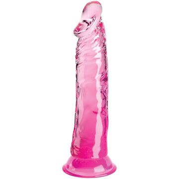KING COCK - DOORZICHTIGE REALISTISCHE PENIS 19,7 CM ROZE