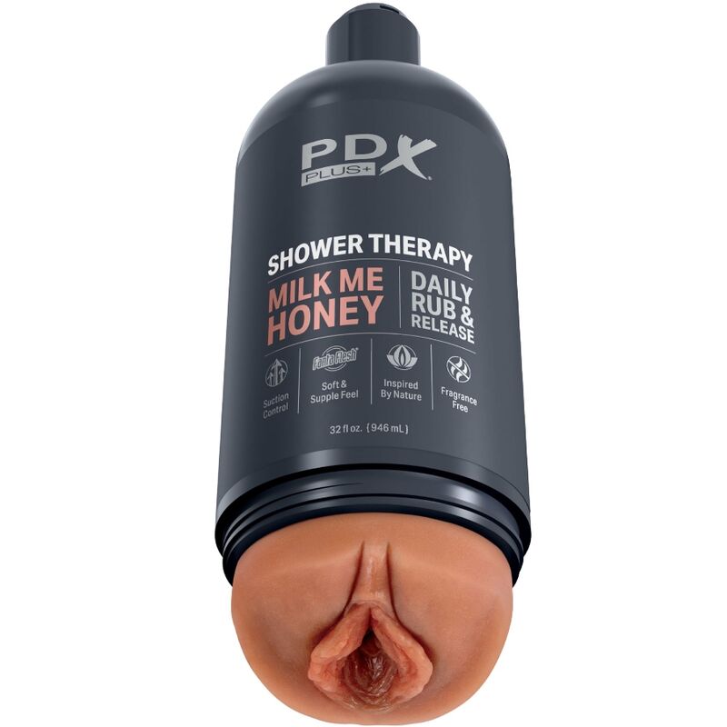 PDX PLUS - STROKER MASTURBATOR DISCRETE FLES DESIGN MILK ME HONEY CANDY SHAMPOO