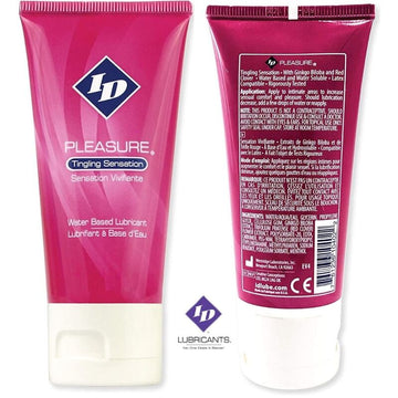 ID PLEASURE - GLIJMIDDEL OP WATERBASIS VOOR EEN TINTENDIG GEVOEL, REISTUBROOSTER 60 ML