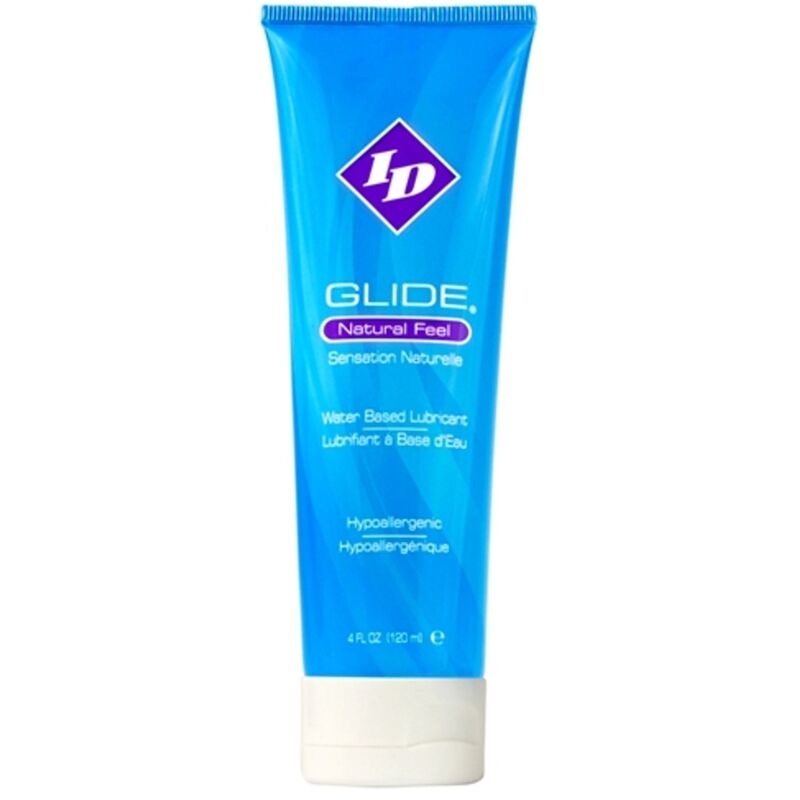 ID GLIDE - GLIJMIDDEL OP WATERBASIS, ULTRA LANGE WERKING, REISTUBRIEK 120 ML
