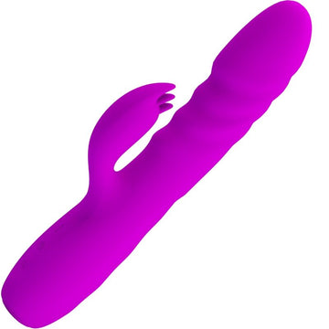 PRETTY LOVE - VIBROMASSEUR LAPIN RECHARGEABLE MELANIE VIOLET