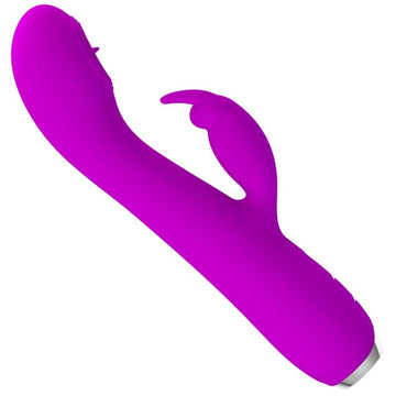 PRETTY LOVE - RACHEL VIBRATEUR RECHARGEABLE AVEC VENTOUSE VIOLETTE