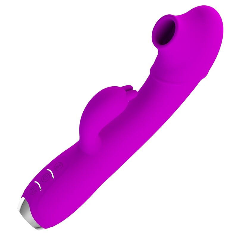 PRETTY LOVE - REGINA OPLAADBARE VIBRATOR MET ZUIGGEL PAARS