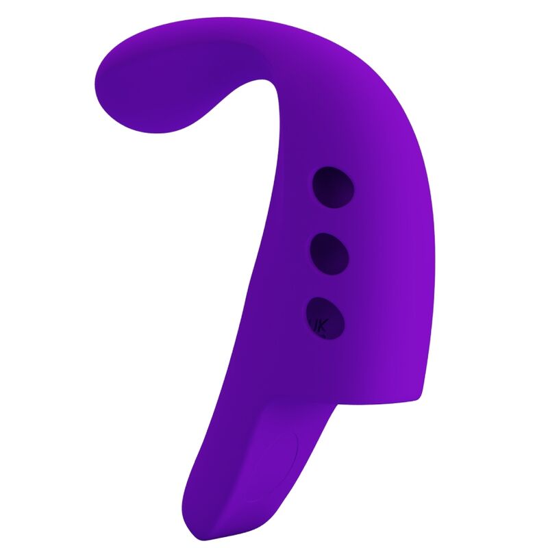 PRETTY LOVE - GORGON PURPLE OPLAADBARE VINGERVIBRATOR