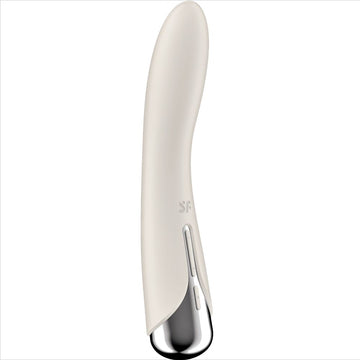 SATISFYER - VIBROMASSEUR ROTATIF POINT G TOURNANT 1 BEIGE
