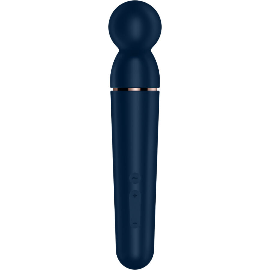 SATISFYER - VIBRATEUR MASSEUR BAGUETTE PLANET WAND-ER BLEU