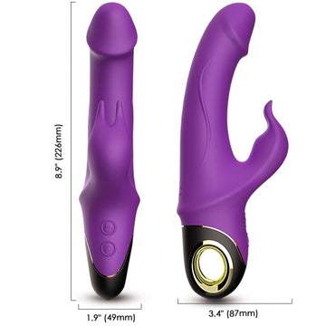 ARMONY - VIBRO-GODEMICHET METEROR LAPIN VIOLET