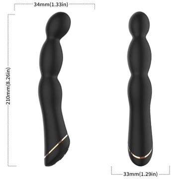 ARMONY - VERSTELBARE BAMBU VIBRATOR ZWART