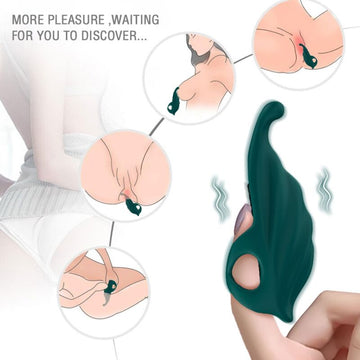 ARMONY - VINGERSTIMULATOR &amp; VIBRATOR GROEN