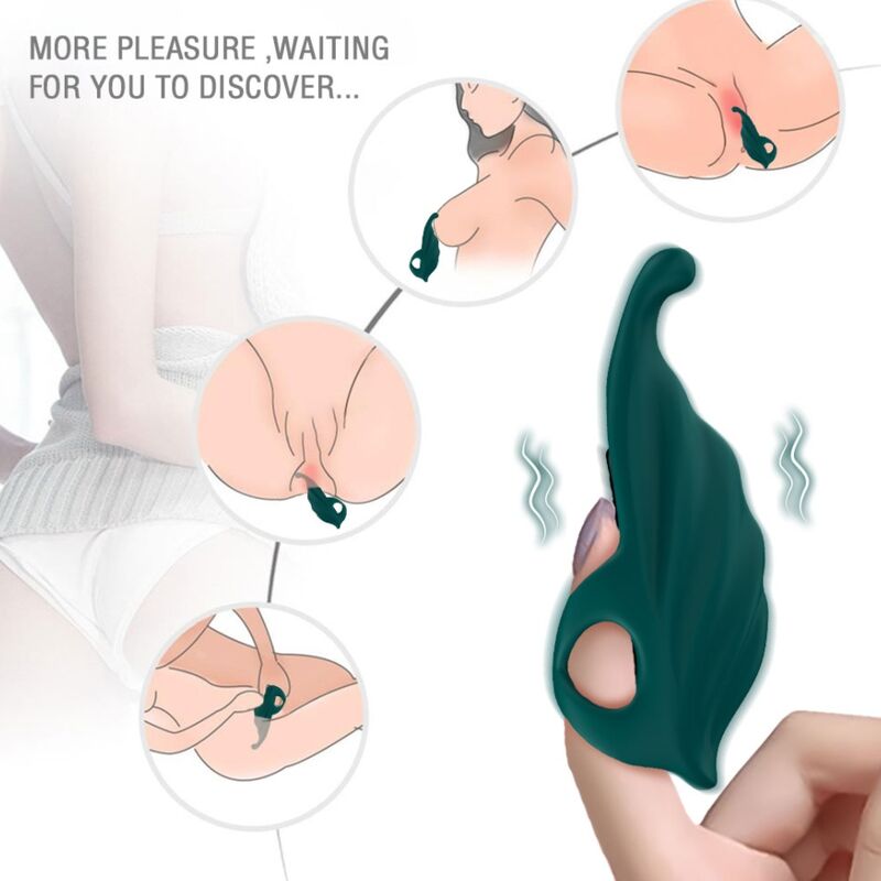 ARMONY - VINGERSTIMULATOR &amp; VIBRATOR GROEN
