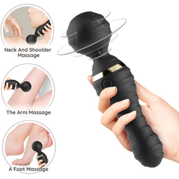 ARMONY - FREEDO MASSAGEAPPARAAT &amp; VIBRATOR KLEIN ZWART