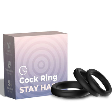 ARMONY - DRIEVOUDIGE SILICONEN RING MET LICHTGEVENDE RAND