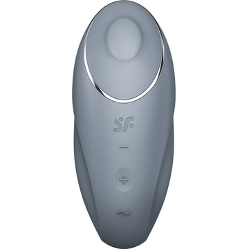 SATISFYER - TAP & CLIMAX 1 VIBREUR À POSER GRIS