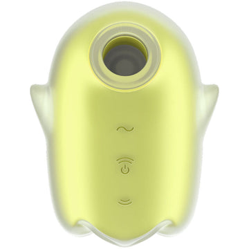 SATISFYER - VIBRO-STIMULATEUR À AIR PULSÉ LUMINESCENT FANTAISIE JAUNE