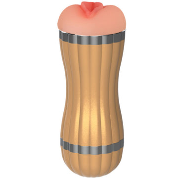 ARMONY - BEVIS DOUBLE MASTURBATOR VAGINA & MOUTH WITHOUT VIBRATION GOLD